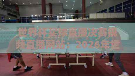 世界杯买球直播决赛视频直播网站：2026年世界杯决赛观赛指南，这些平台靠谱吗？
