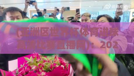 (亚洲区世界杯体育进球高清比赛直播网)：2026年预选赛去哪儿看？老球迷的私藏秘籍