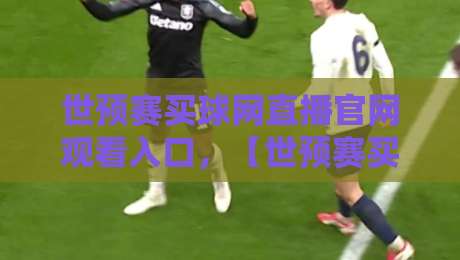 世预赛买球网直播官网观看入口，【世预赛买球网直播官网观看入口】2026年世预赛观赛全攻略！