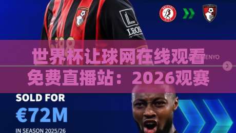 世界杯让球网在线观看免费直播站：2026观赛新体验，你选对了吗？