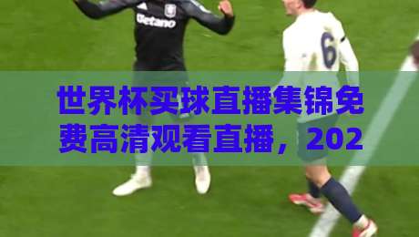 世界杯买球直播集锦免费高清观看直播，2026年球迷必备的观赛指南