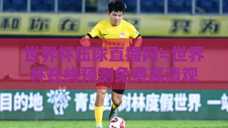 世界杯压球直播网≒世界杯在线预测免费高清观看直播，2026年球迷必备神器？
