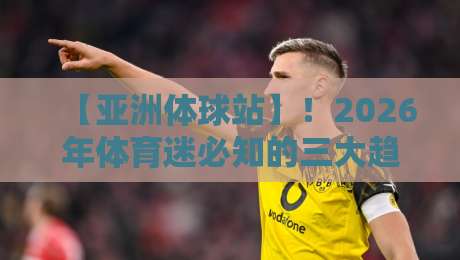 【亚洲体球站】！2026年体育迷必知的三大趋势与实战攻略