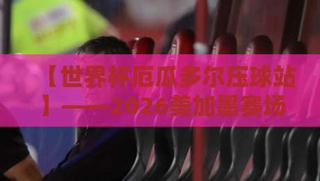 【世界杯厄瓜多尔压球站】——2026美加墨赛场上的南美黑马与战术博弈