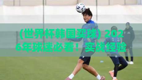 (世界杯韩国买球) 2026年球迷必看!实战经验与避坑指南 (世界杯韩国买球) 2026年球迷必看!实战经验与避坑指南