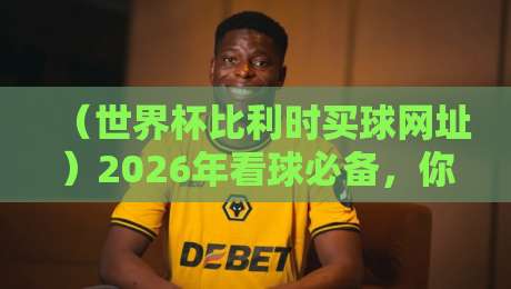 （世界杯比利时买球网址）2026年看球必备，你选对平台了吗？